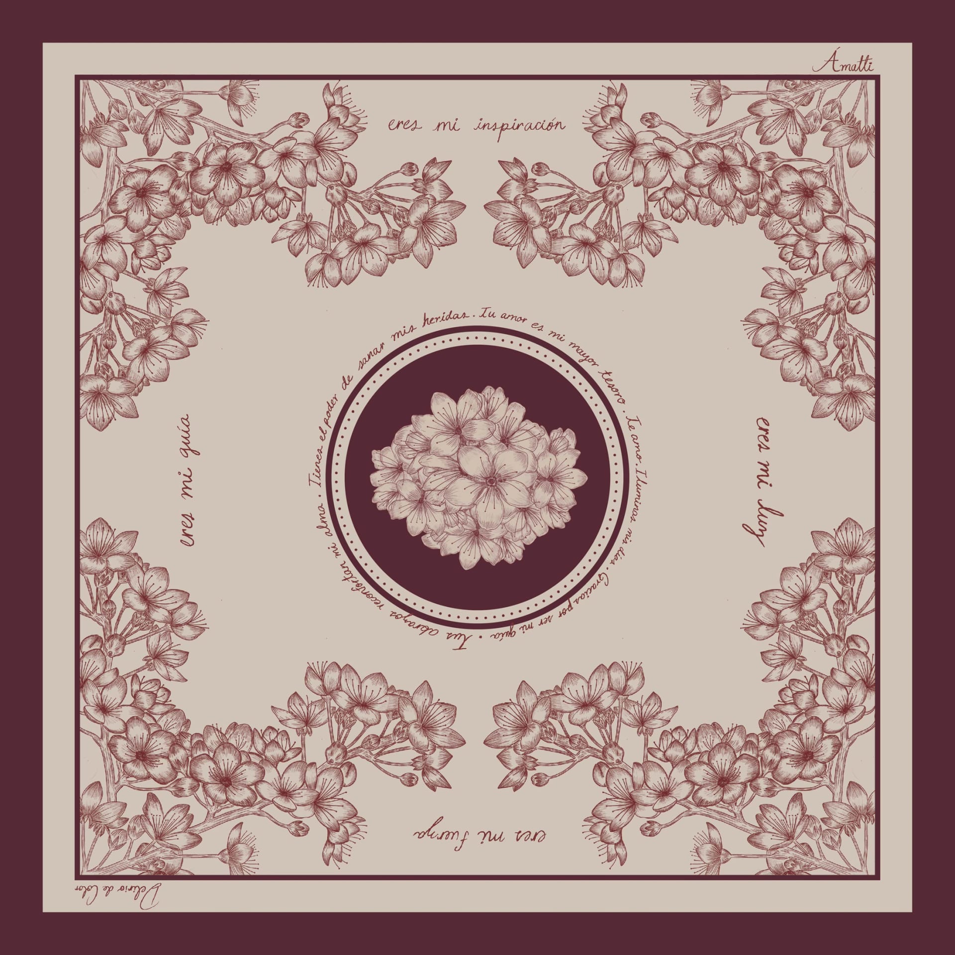 Pañoleta Beige Mère - imagen 9