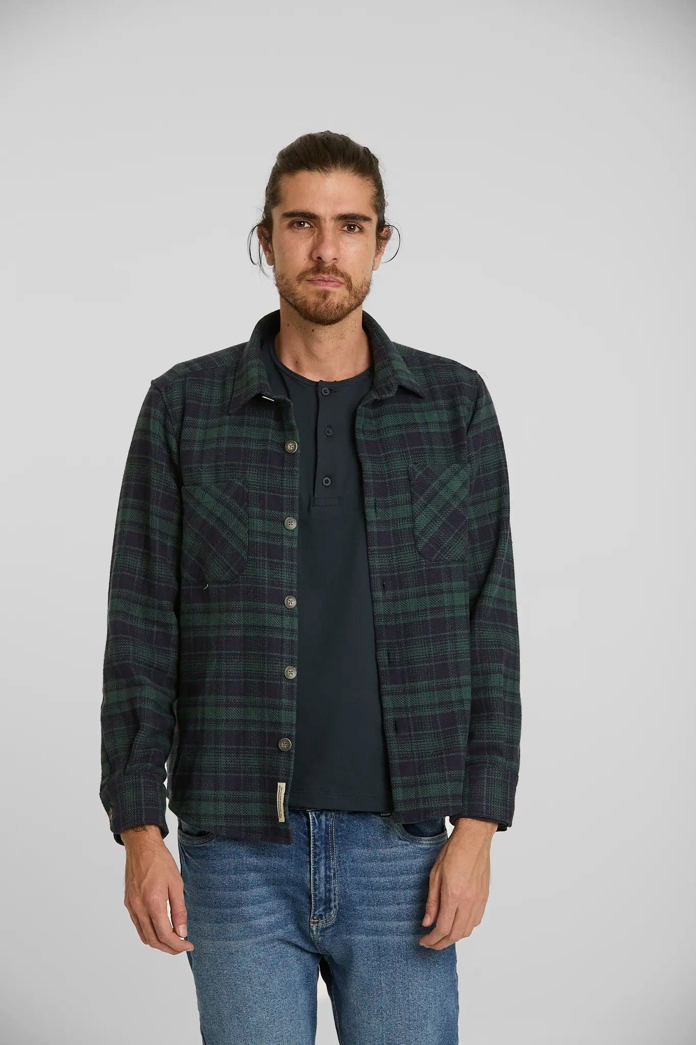 Sobrecamisa Cuadros Verde - imagen 1