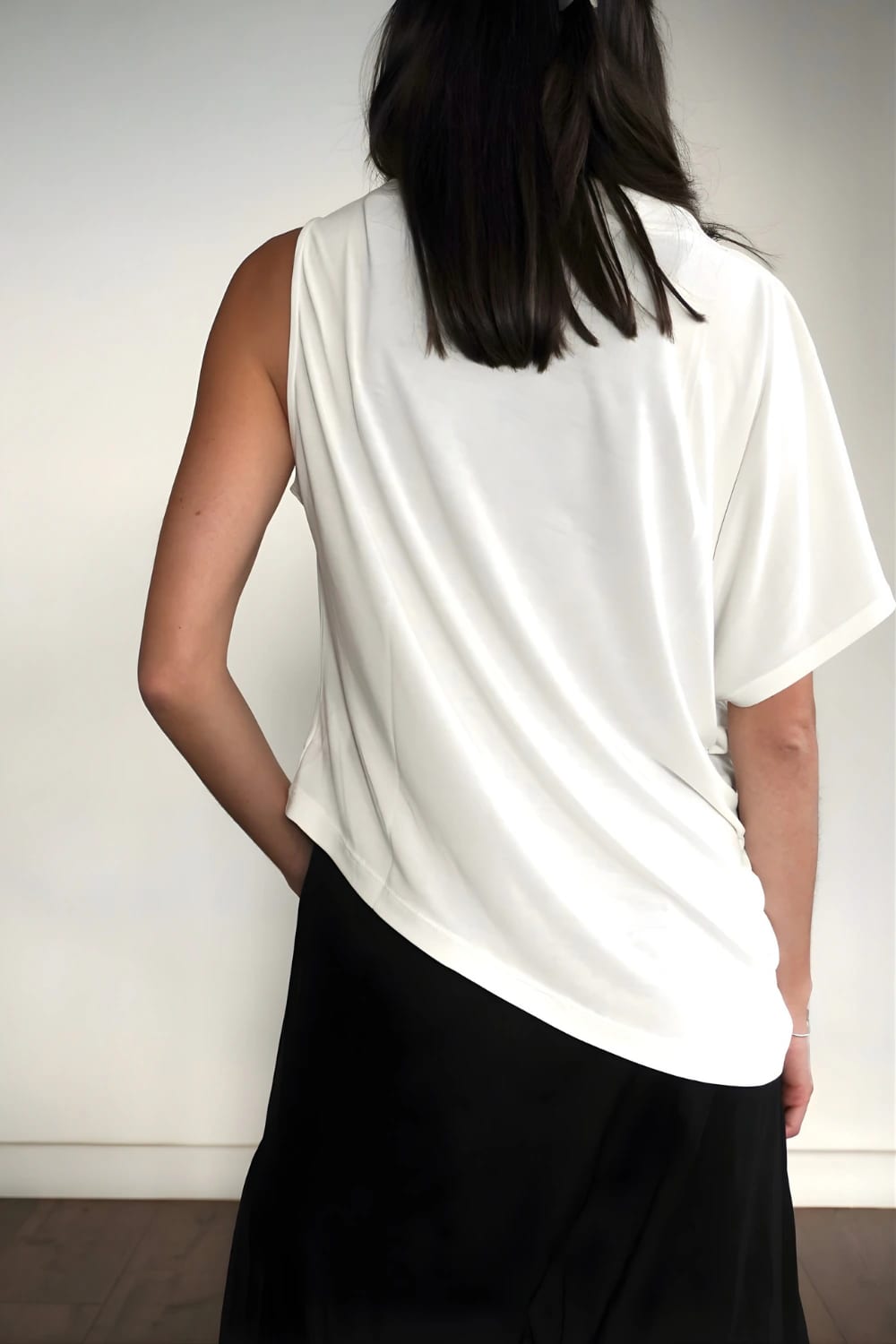Blusa Asimétrica Cruda - imagen 3