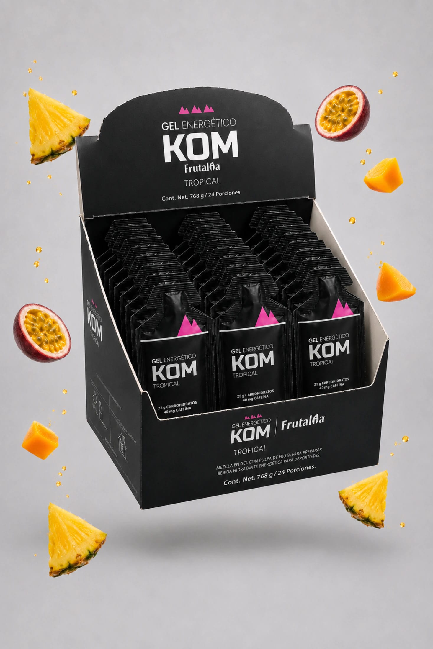 Gel Energético KOM 23 g de Carbohidratos | Caja x24 - imagen 2