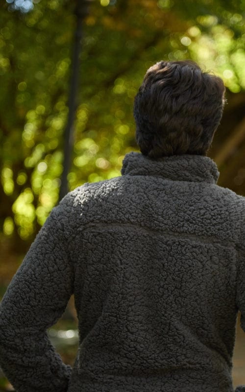 SACO OVEJERO GRIS OSCURO - UNISEX - imagen 2