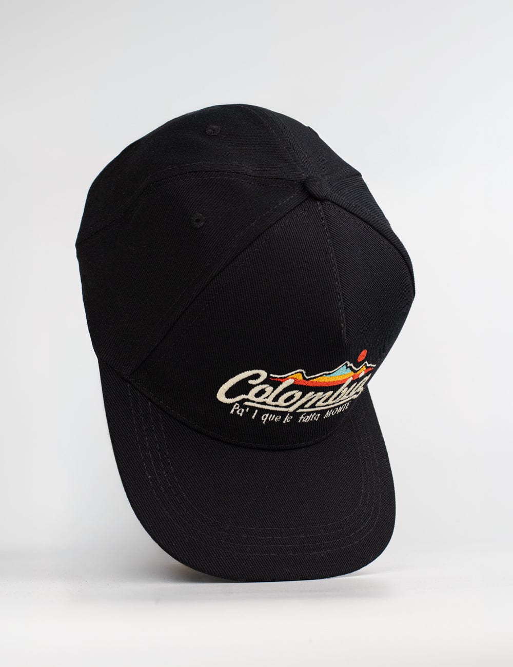 Gorra Desestructurada Drill negro Colombia Unisex - imagen 1