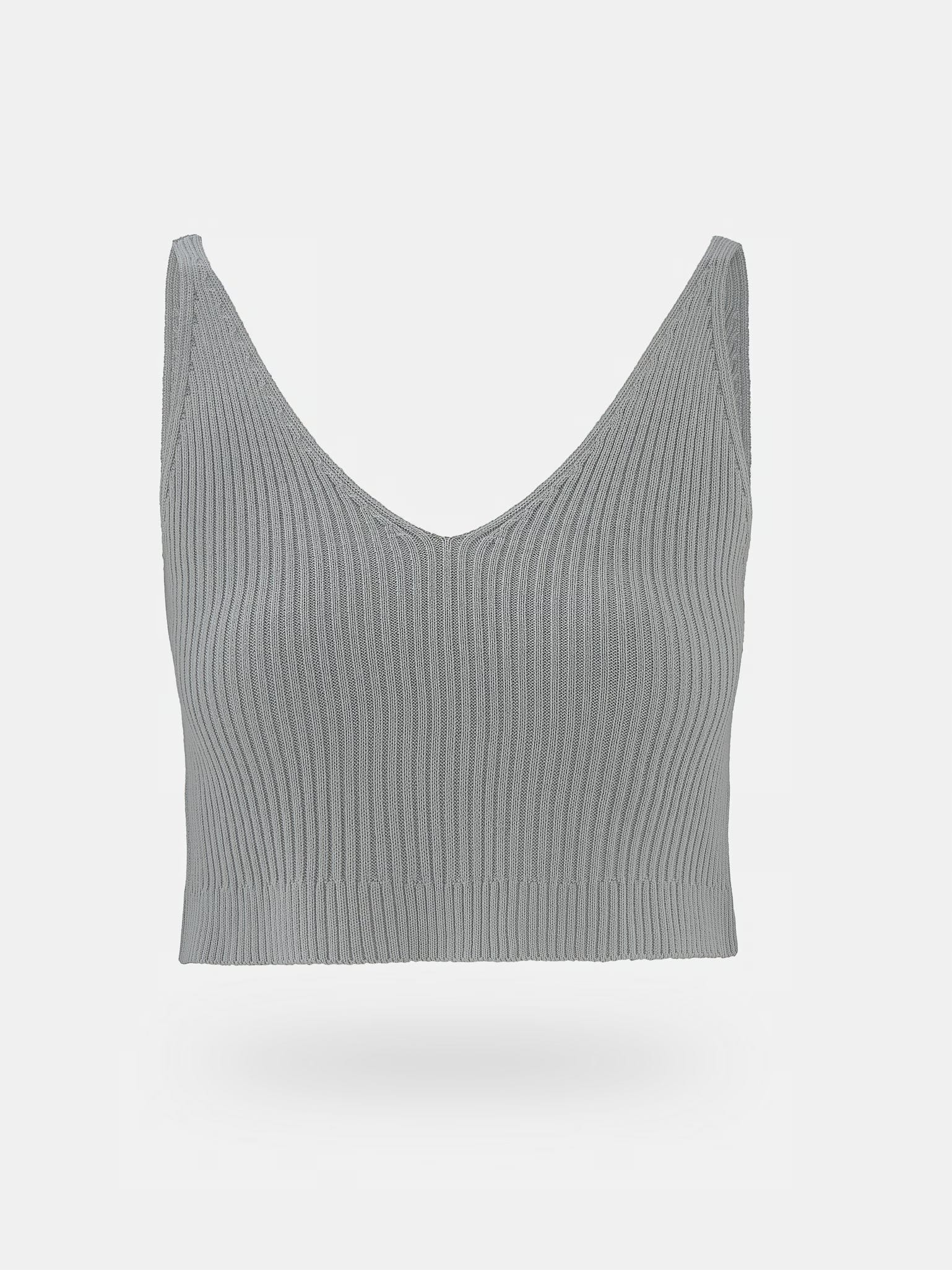 BASIC KNIT TANK TOP - LIGHT GRAY - imagen 3