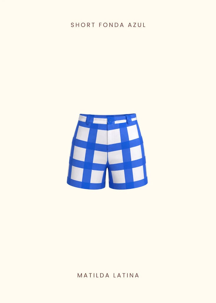 Short Fonda Azul - imagen 4