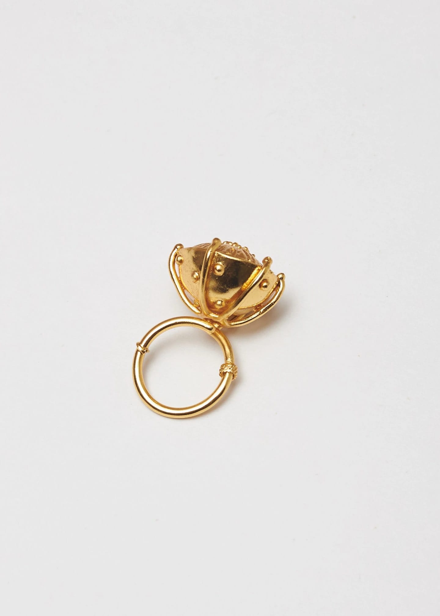 Anillo Sombrerito maxi dorado - imagen 3