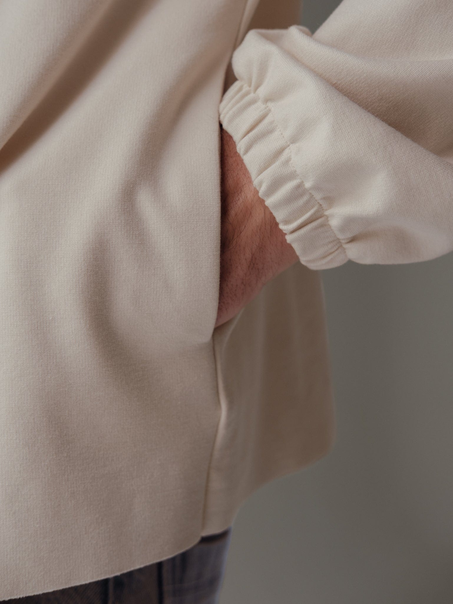 CUT CLEAN HOODIE - SEA SALT - imagen 6