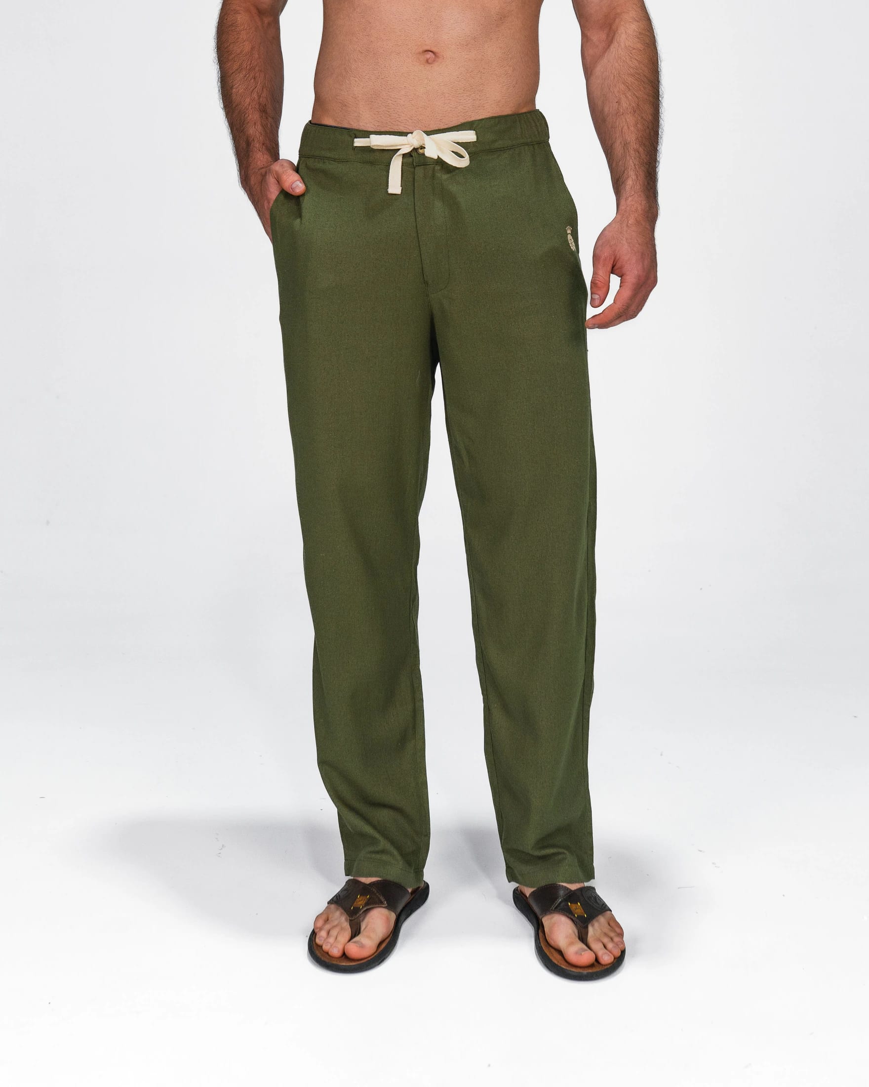 Pantalón Lino Sage - imagen 1