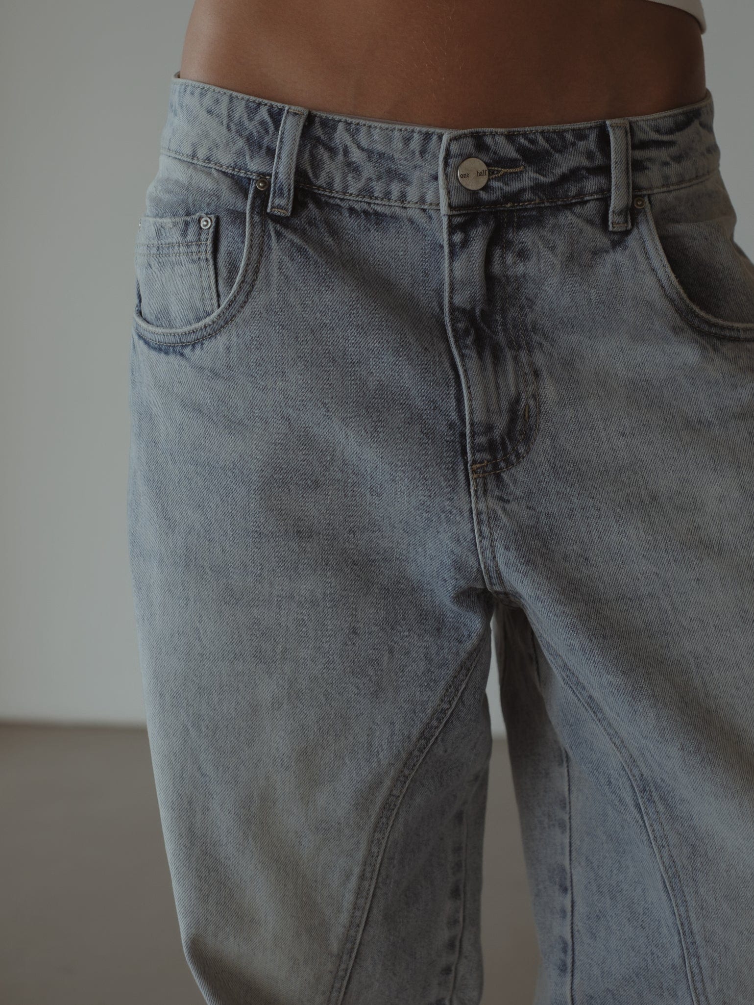LONG BARREL JEAN - OLD LIGHT BLUE - imagen 9
