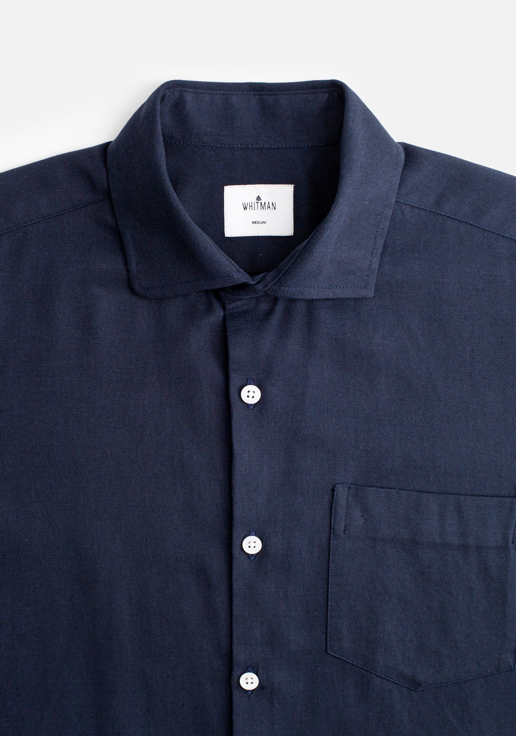 Camisa CF Hamilton Tencel Azul Osc - imagen 4