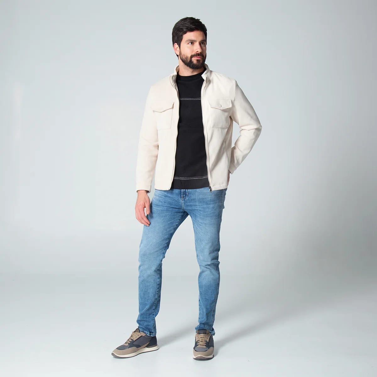 Chaqueta Pana Regular Going - imagen 2
