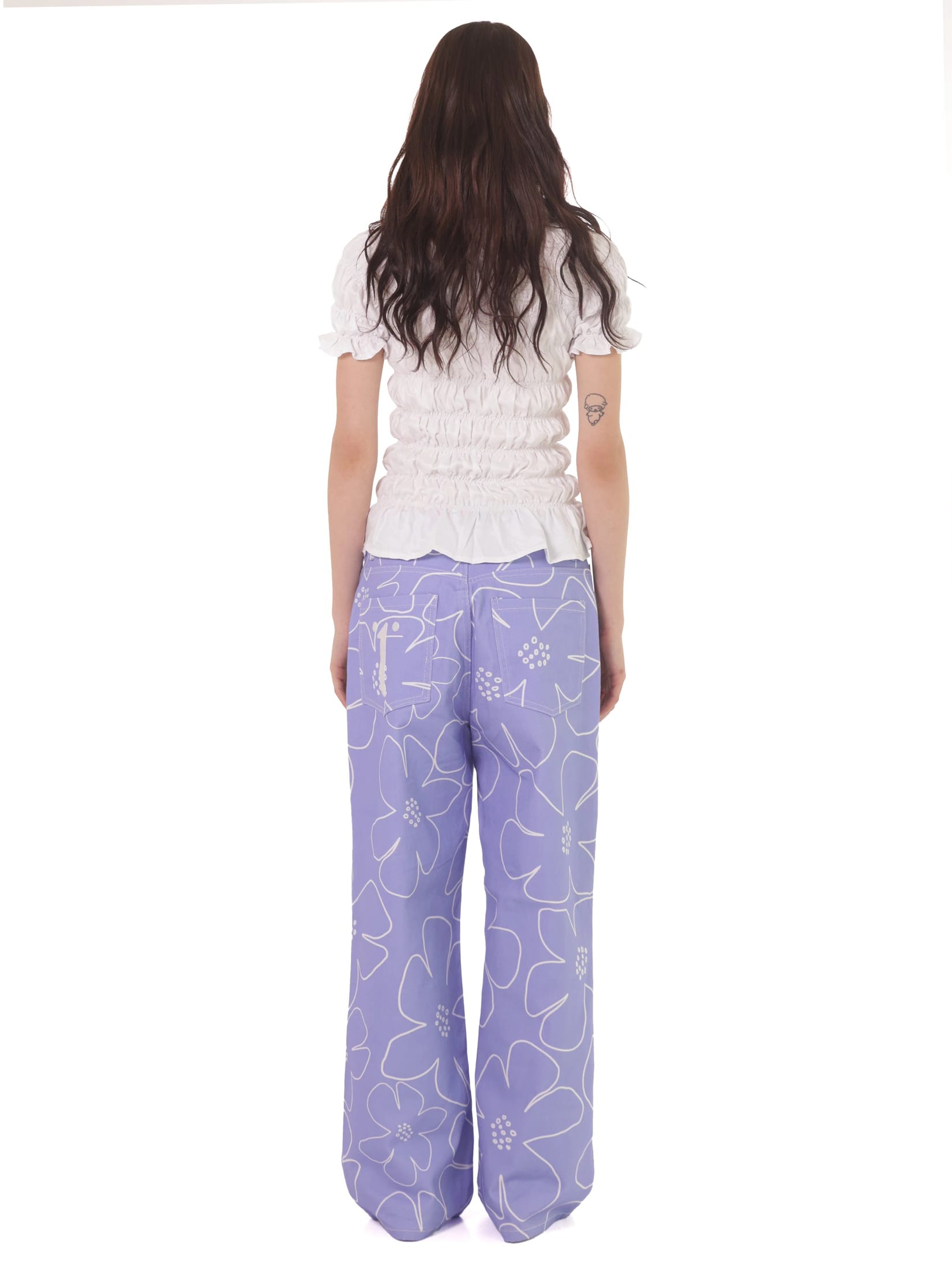 Pantalón Gótico Florentino Morado - imagen 4