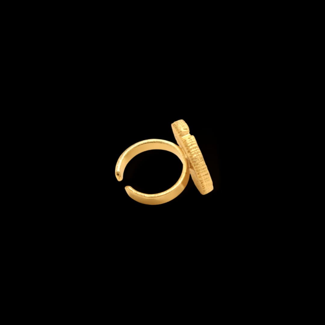 Anillo con hoja de victoria regia - imagen 3