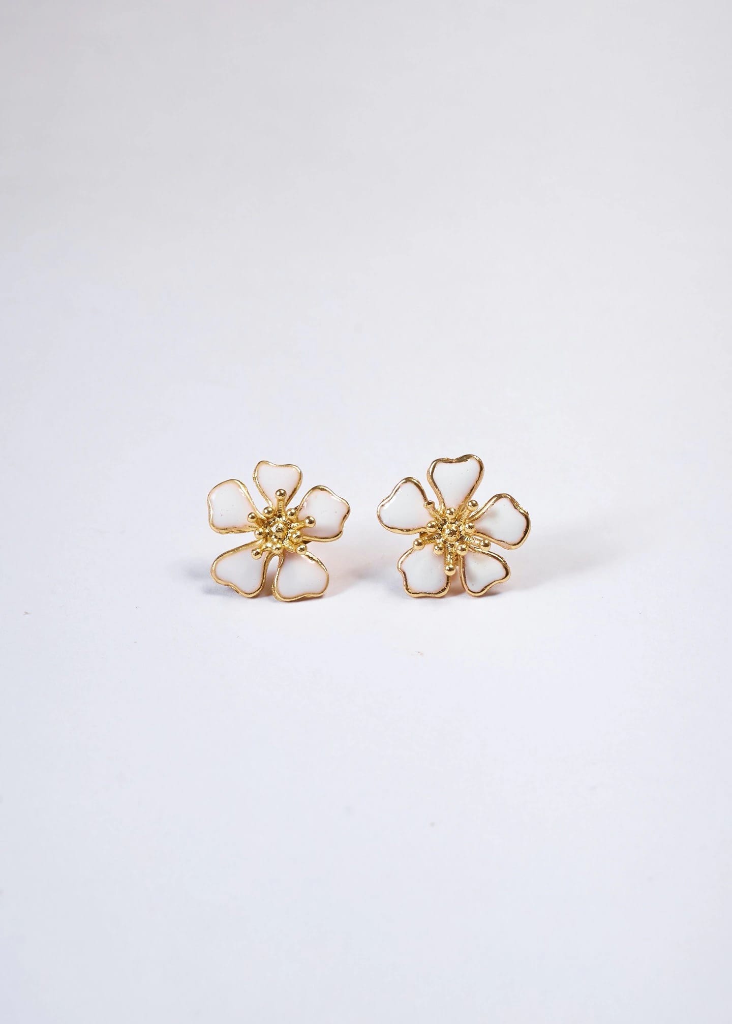 Aretes Aurora Mini Blanco - imagen 1