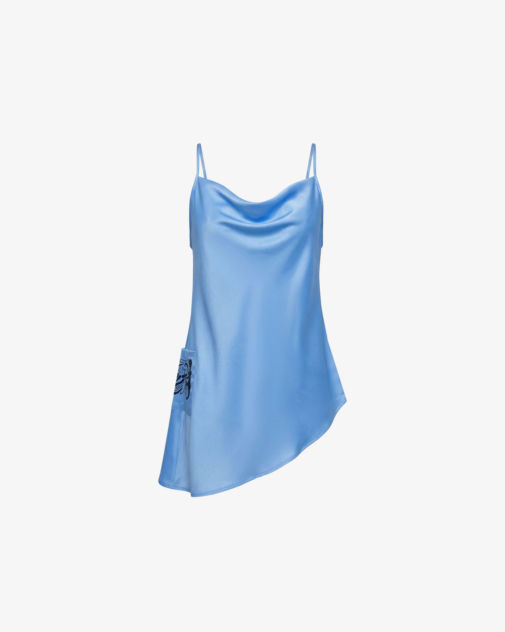 Conversation Cowl Cami Top - Blue - imagen 1