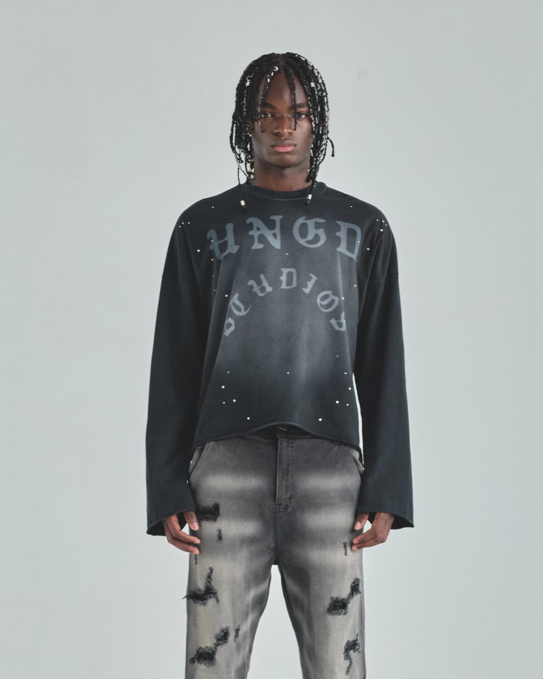 Act 1 UNDGD Long Sleeve Tshirt Burnt Black - imagen 2