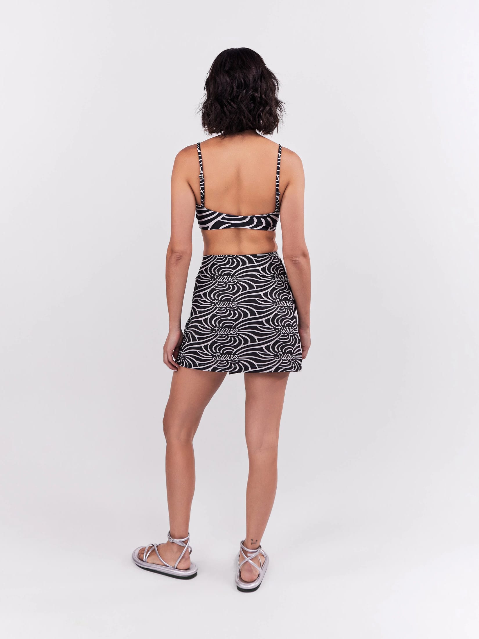 Mini Falda Suave - Negro - imagen 2