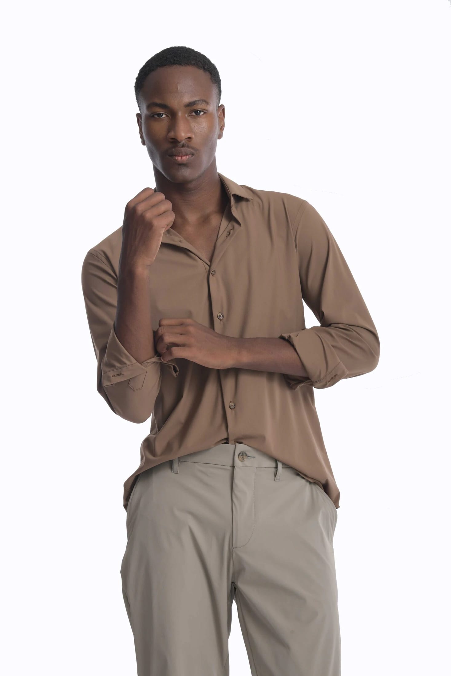Camisa High Performance Taupe - imagen 3