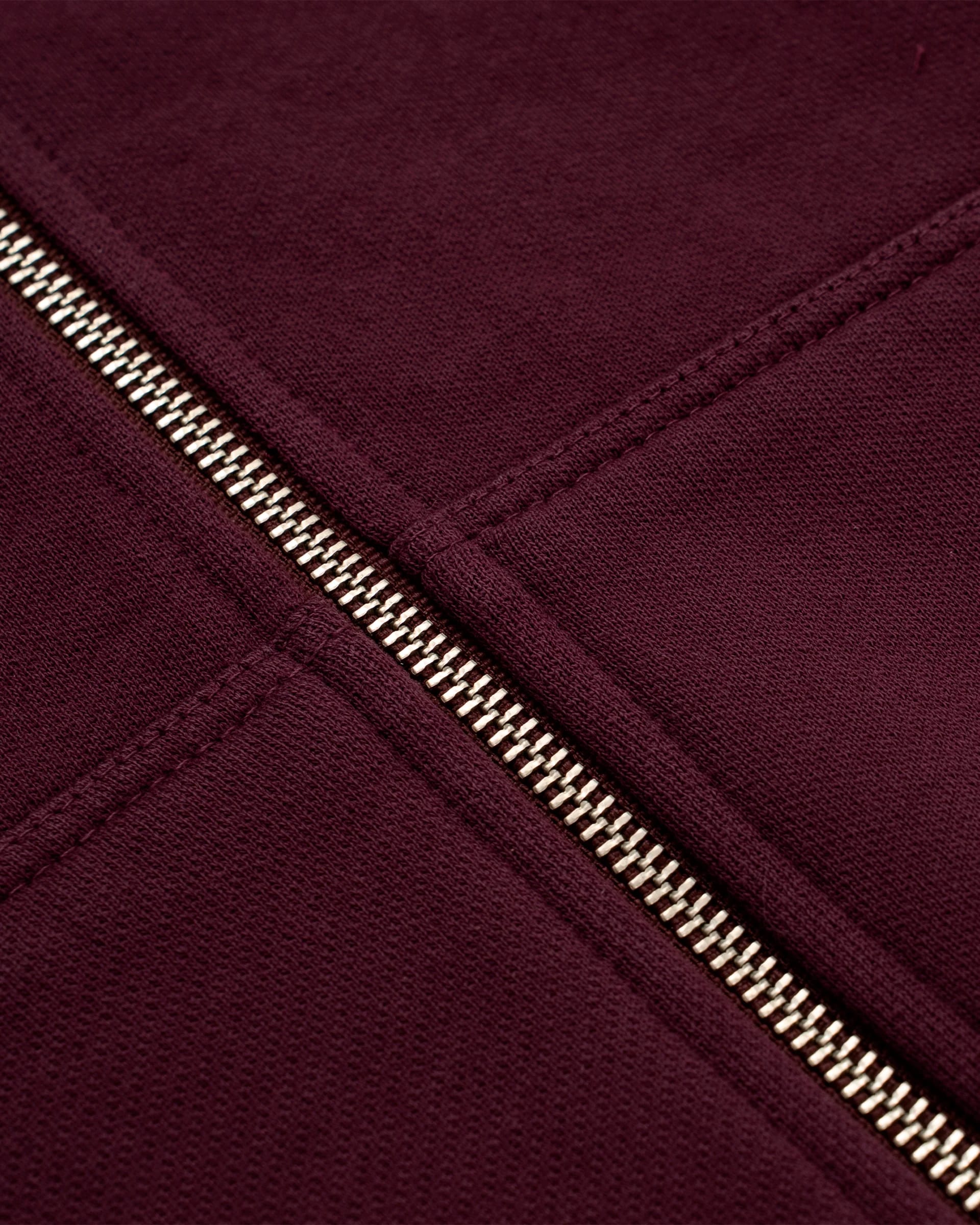 Zip Hoodie Oversized Básico V3 - Burgundy - imagen 7