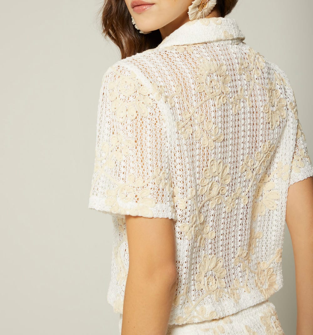 Blusa manga corta boxy - imagen 5