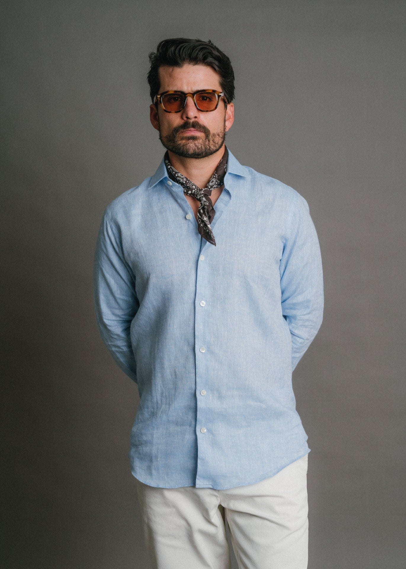 Camisa Provenza Azul Clara - imagen 3