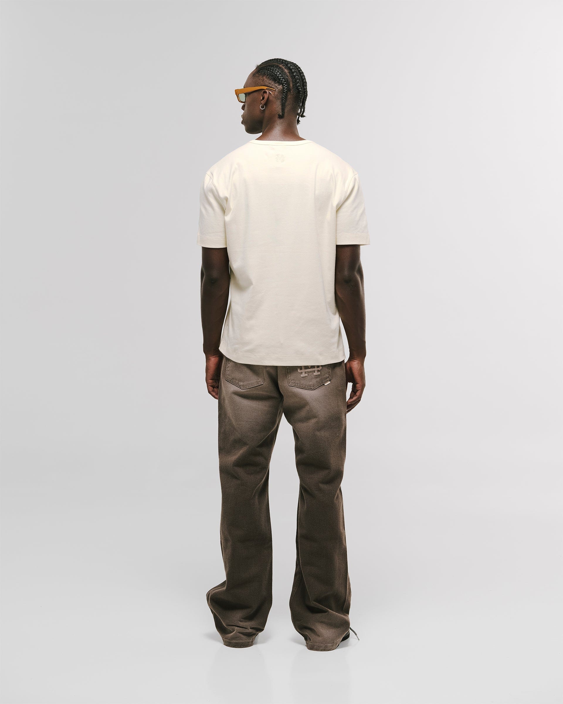 Camiseta Henley – Off White - imagen 5