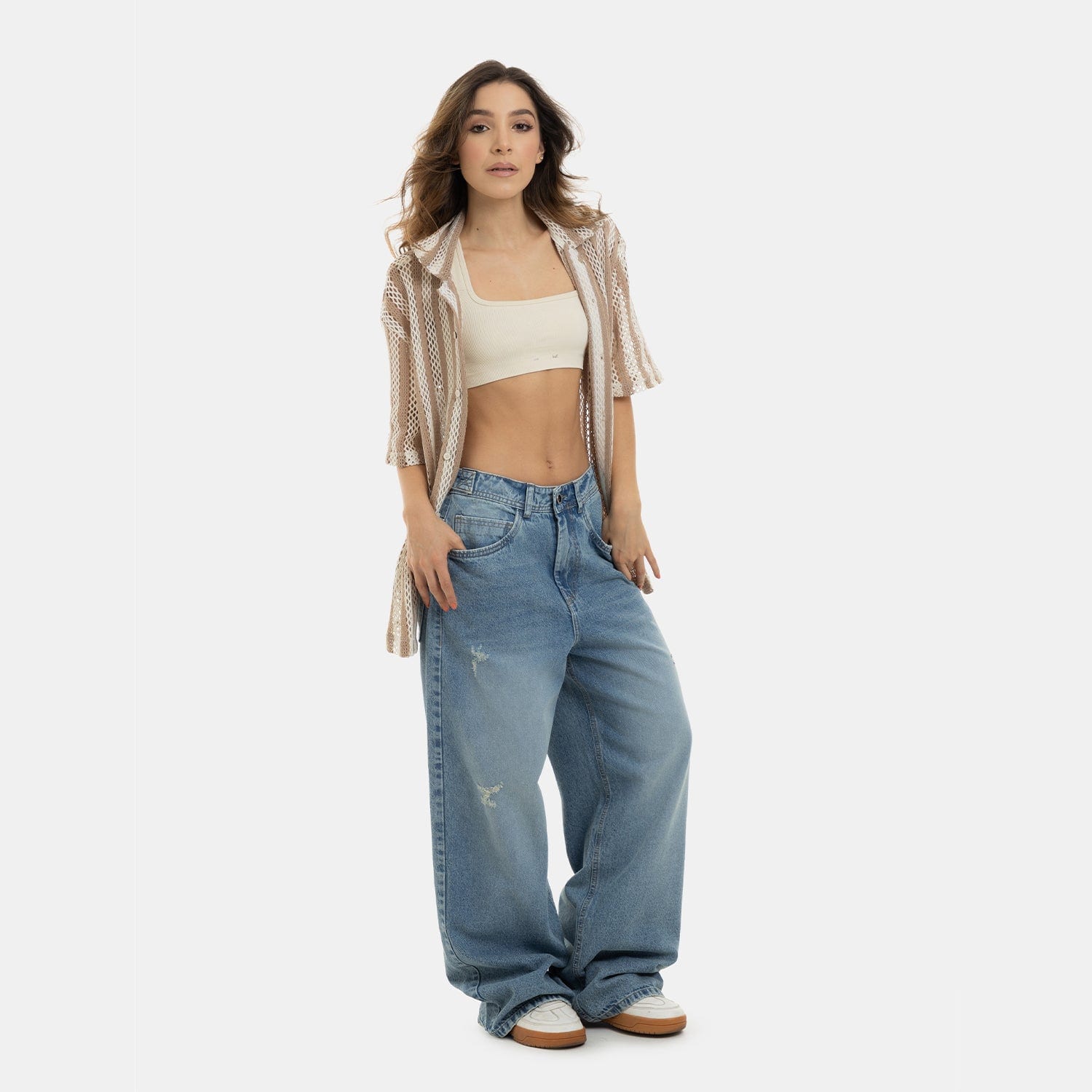 Oversized Flow Denim Ligth Blue - imagen 2
