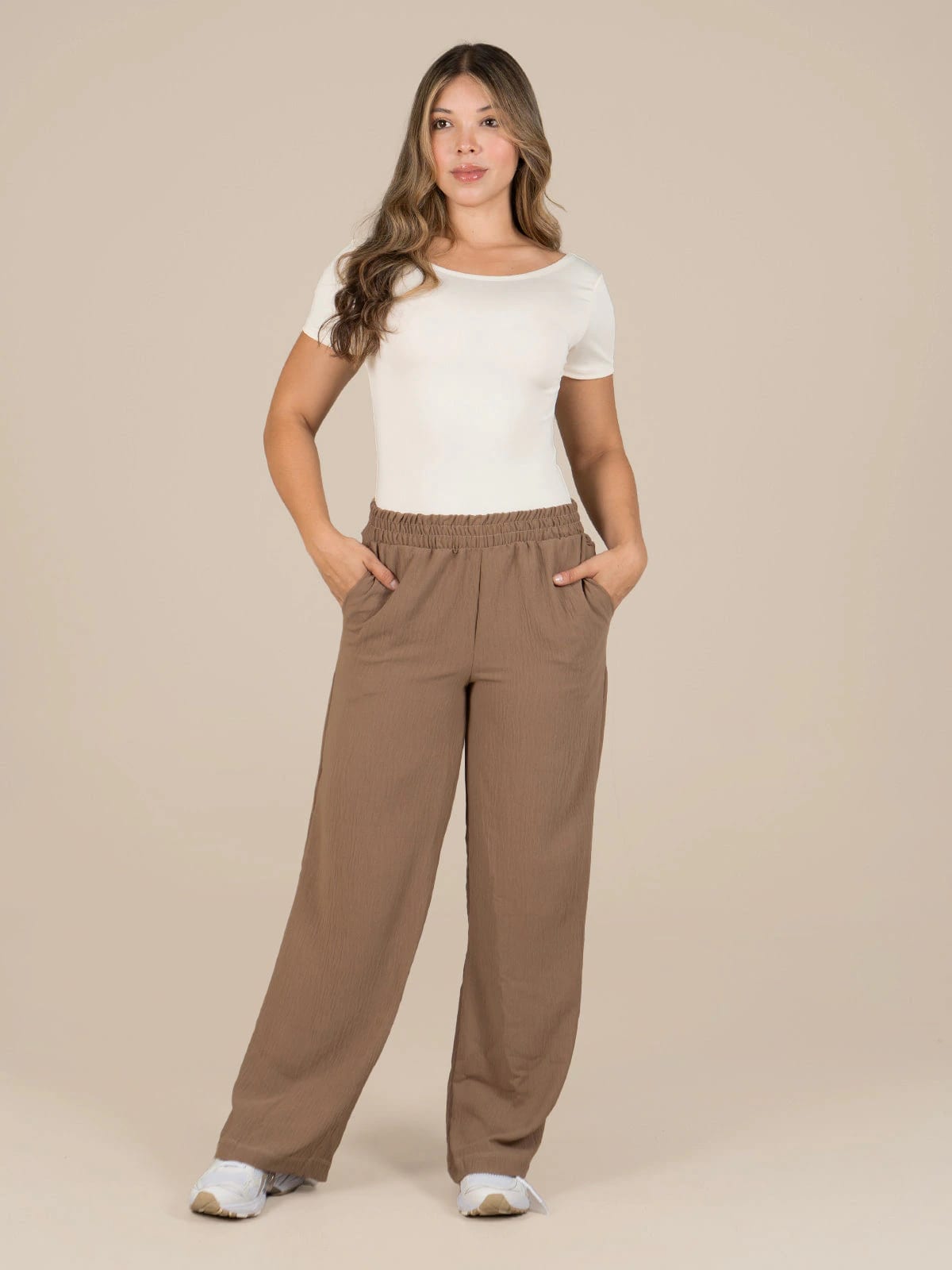 Pantalon siriu cafe claro - imagen 2