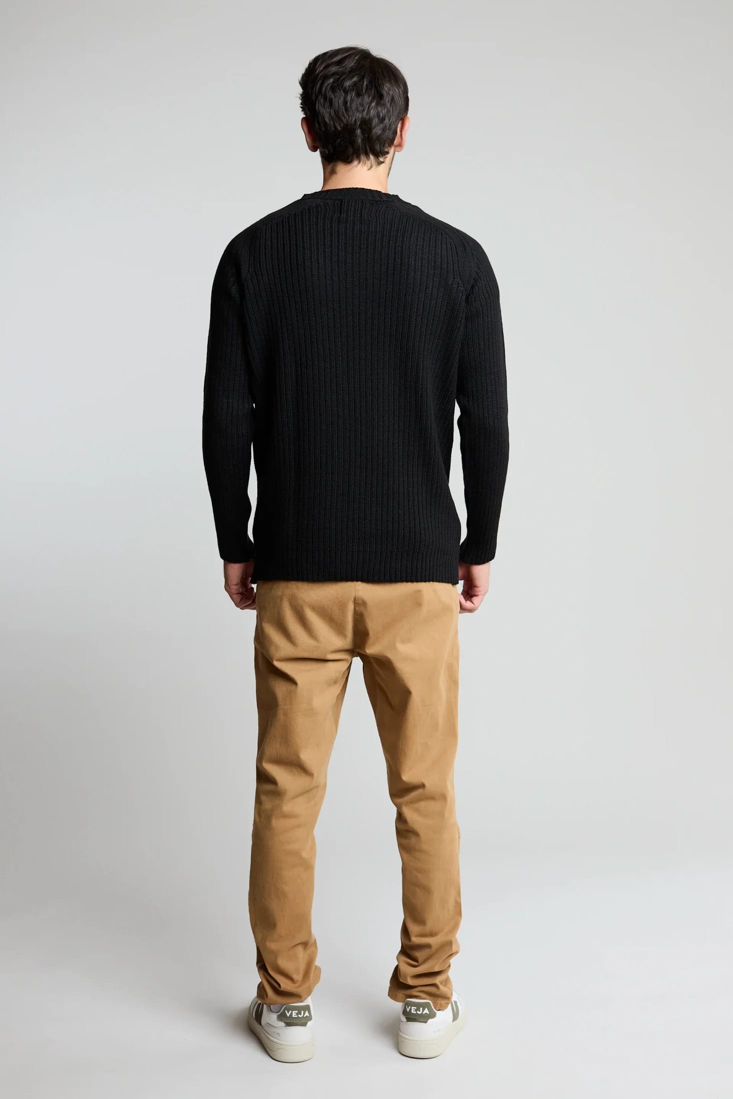 Sueter tejido ranglan negro - imagen 9