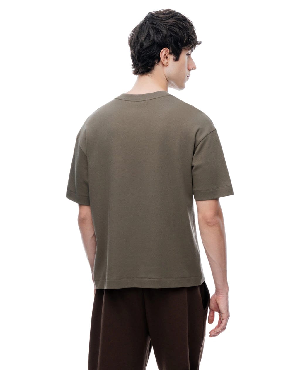 Camiseta manga corta regular café hombre - imagen 2