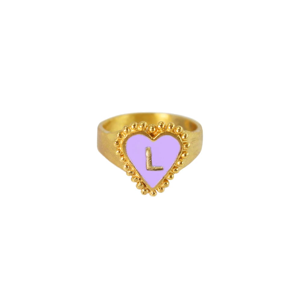PreOrder Anillo Letra Heart - imagen 5