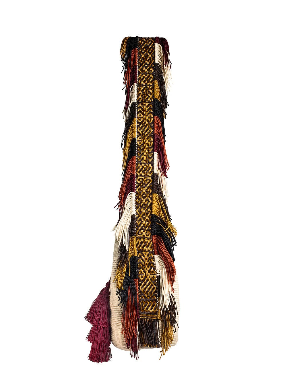 Mochila Wayuu Kamsa Beige - imagen 3