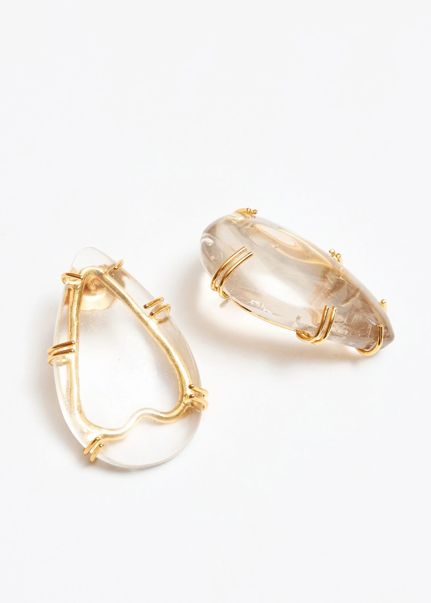 Aretes Cuarzo Pétalo - imagen 1