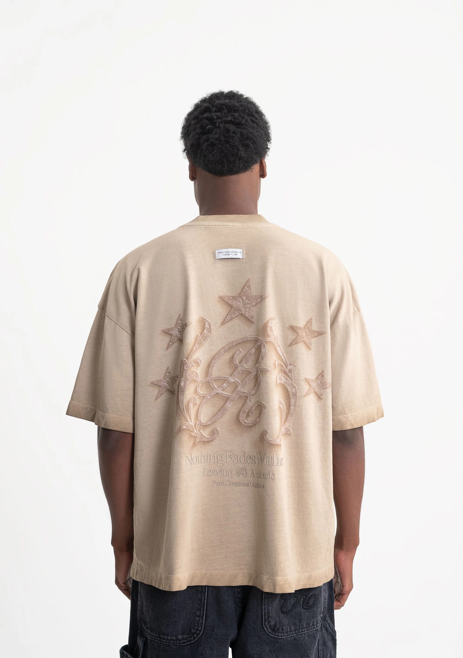 Rustic taupe t-shirt - imagen 3