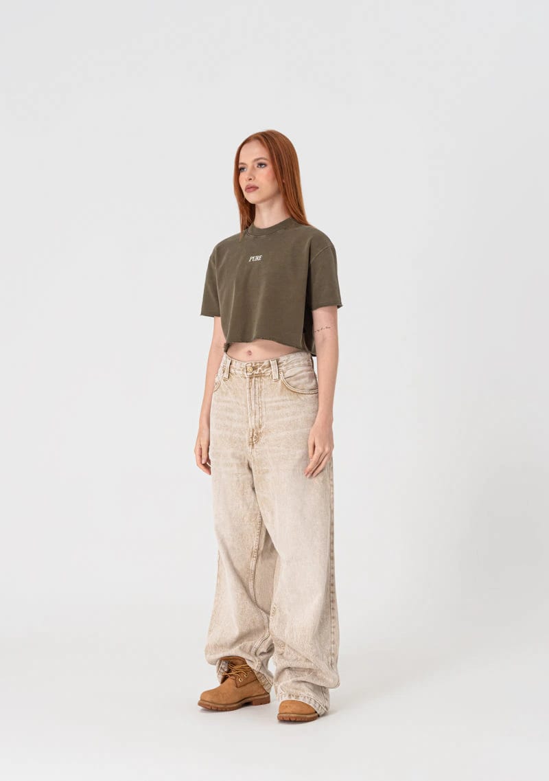 Heraldic Brown crop top - imagen 2