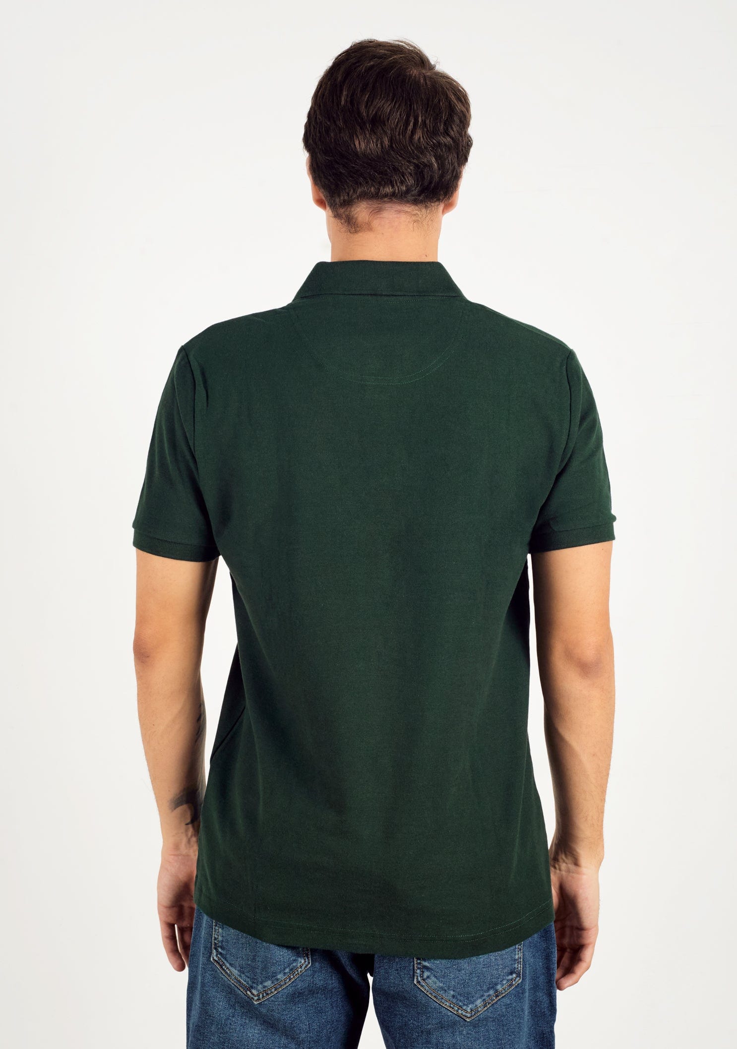 Camiseta Tipo Polo Verde Osc. L-Ros - imagen 4