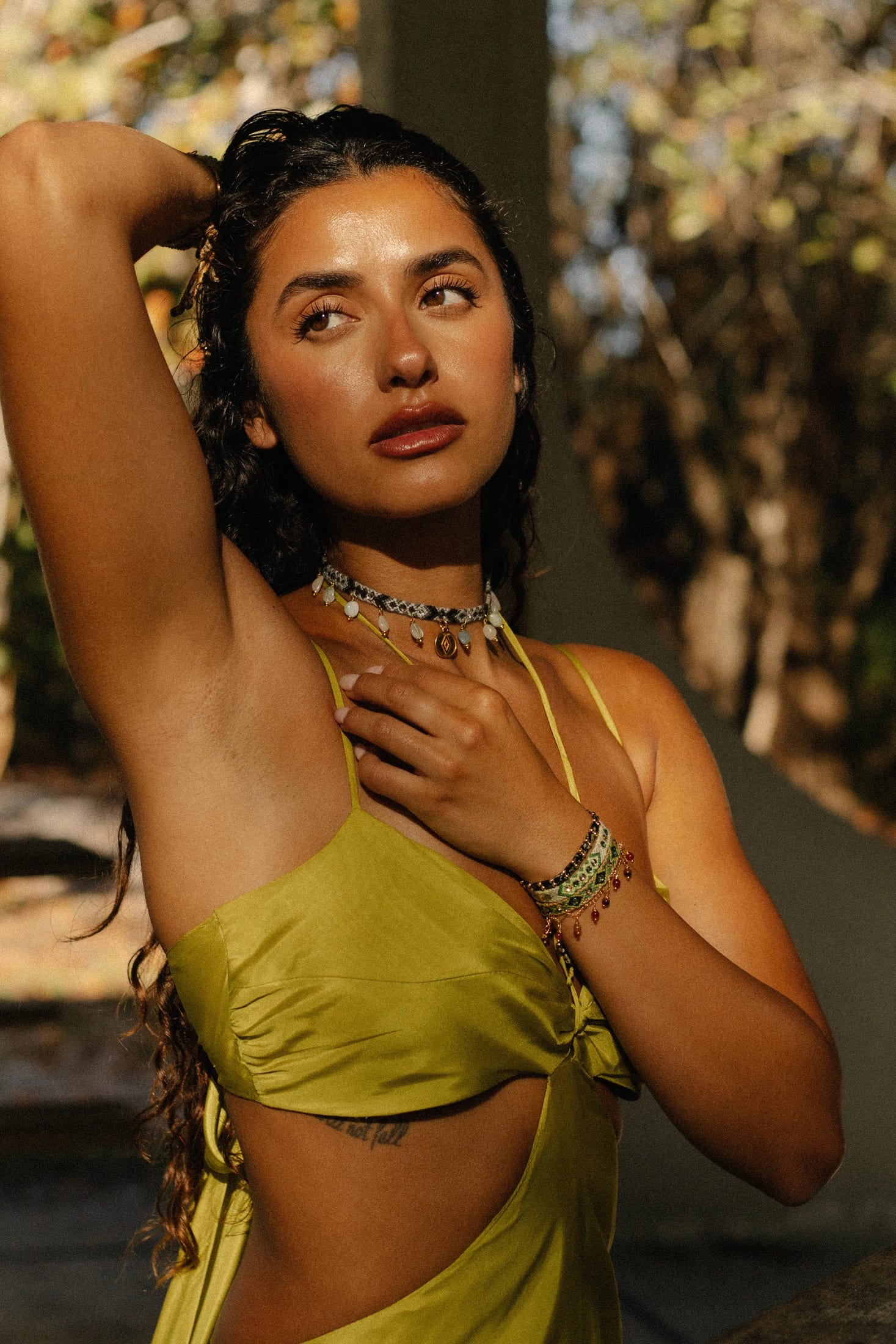Choker Wayuu Kalepsu | Greige - imagen 4