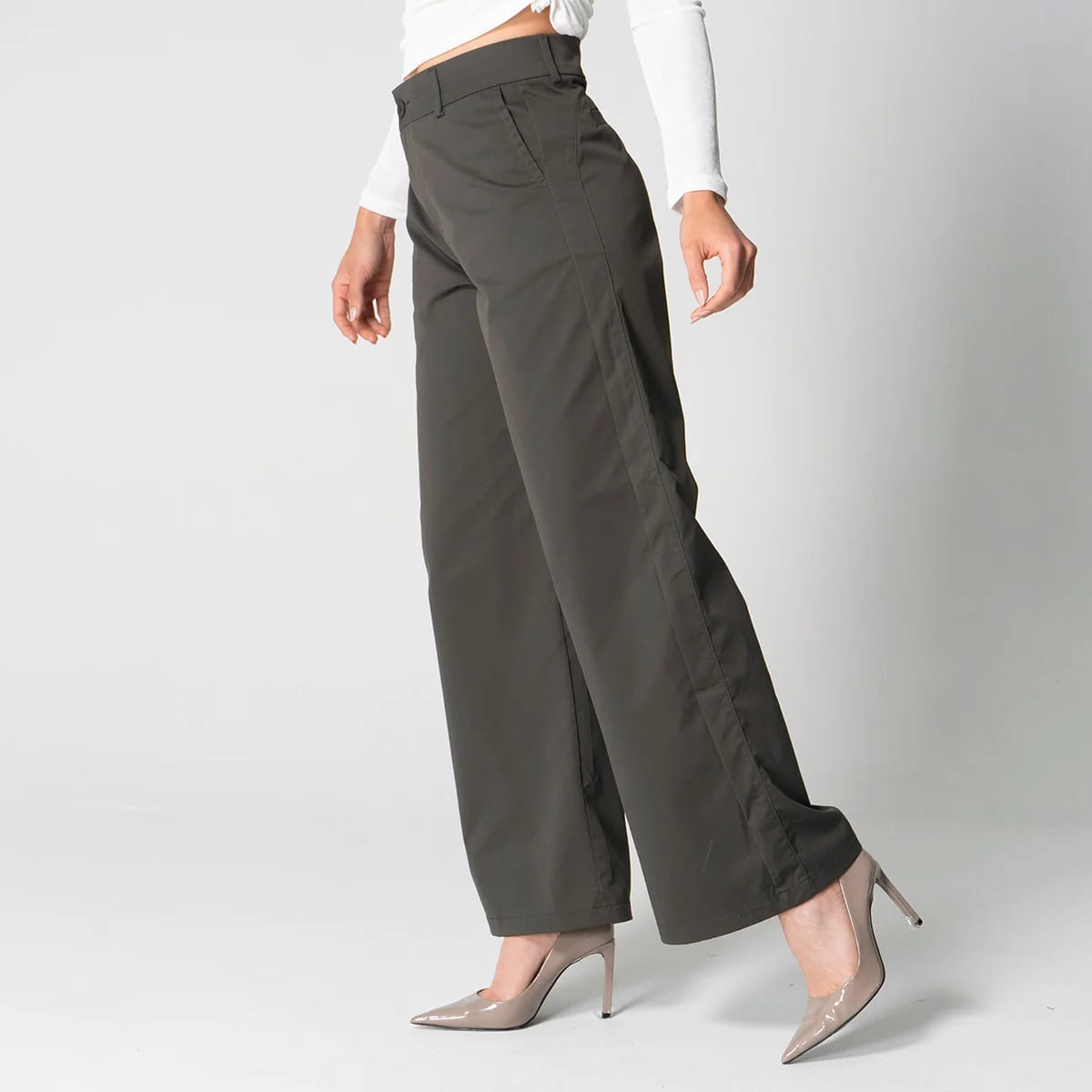 Pantalon Unicolor Wide Leg Zac - imagen 3