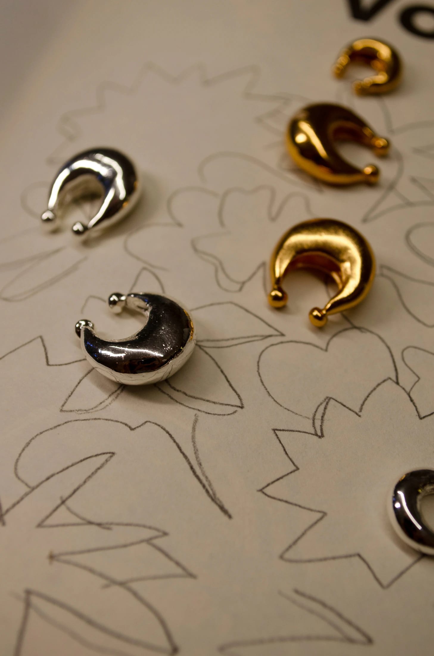 Earcuff Icon | Plateado - imagen 2