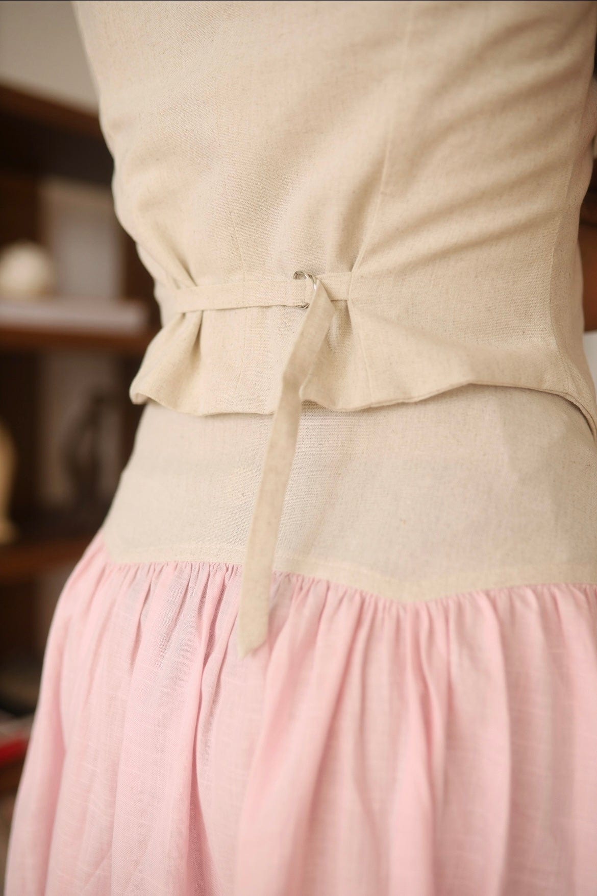 SAND STRIPE SKIRT (ROSA) - imagen 4