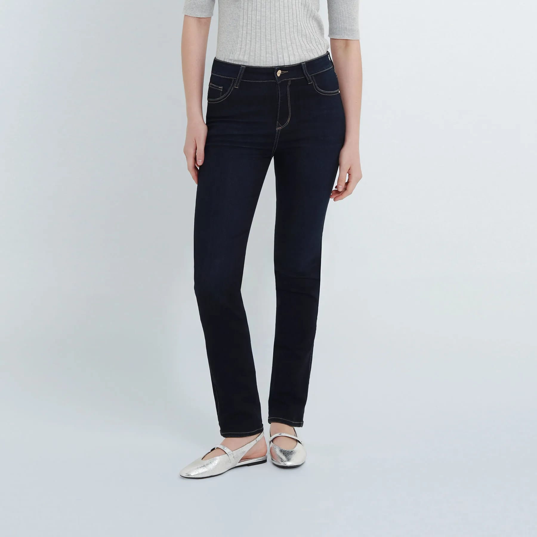 Jean Diva Tiro Alto Bota Skinny - imagen 4