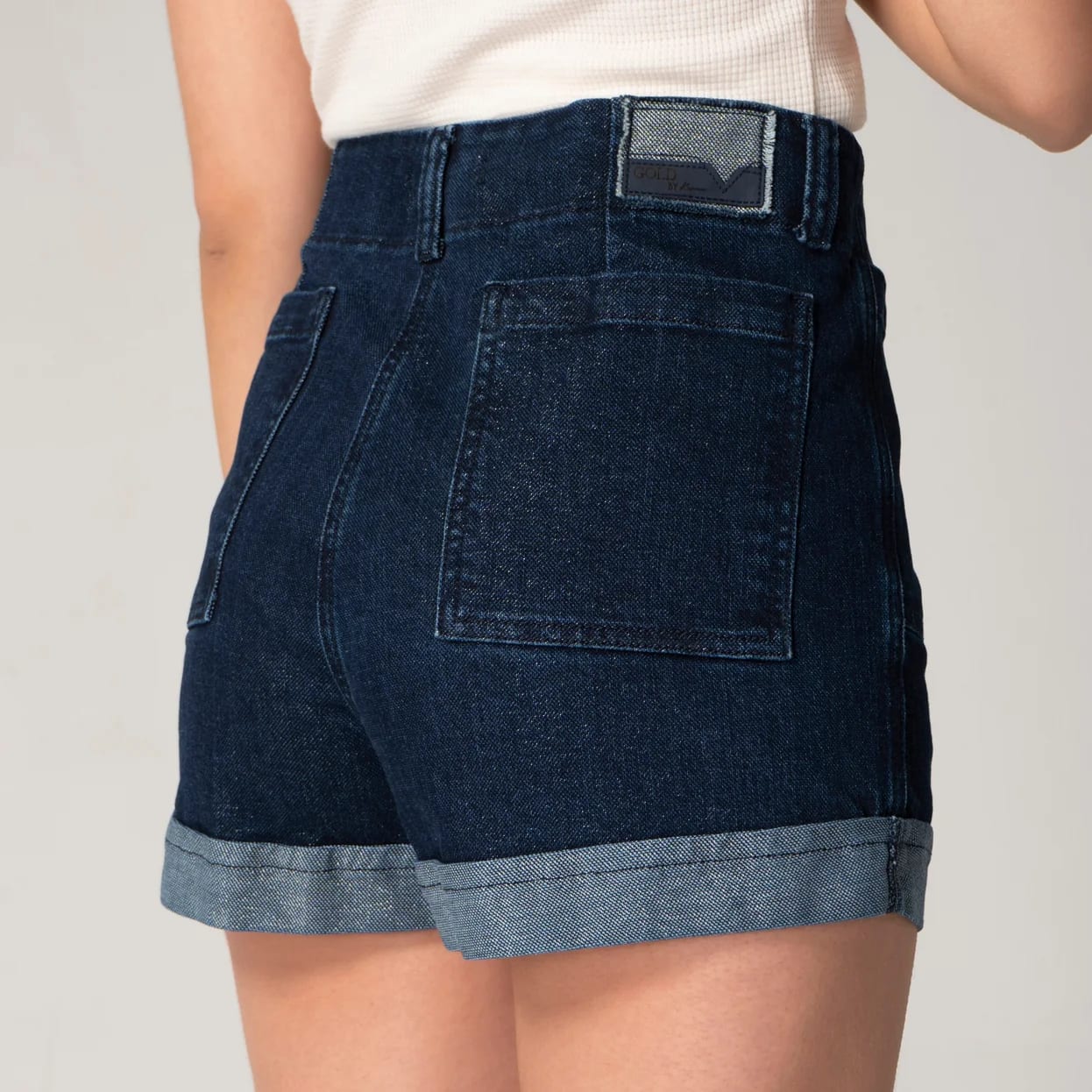 Short Denim Regular Sequins - imagen 3