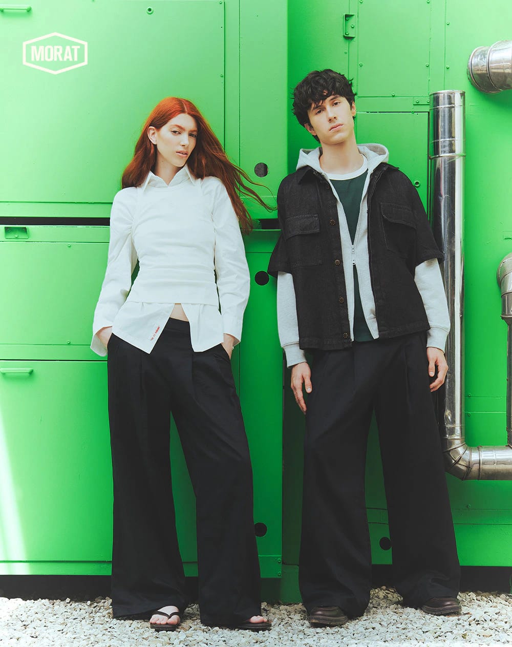 Pantalón sastre negro unisex GEF | MORAT - imagen 1
