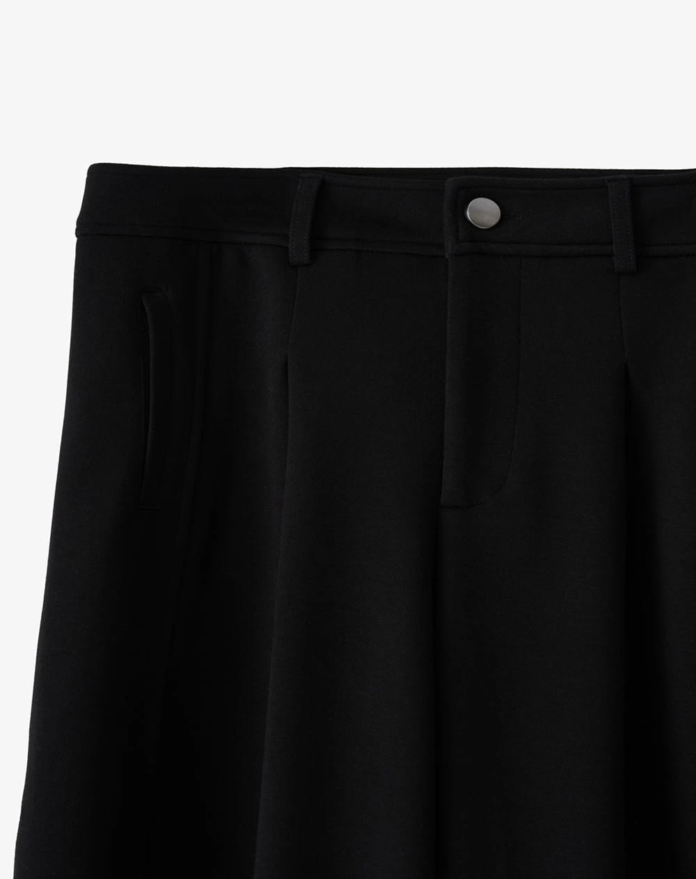 Pantalón loose tiro medio negro mujer - imagen 2