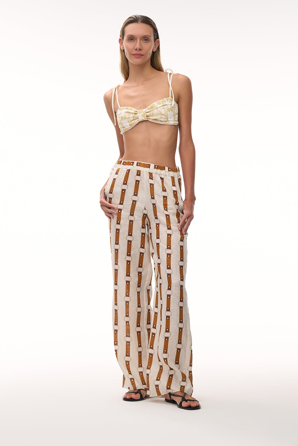 San Benito Linen Pants / Horse Reins - imagen 5