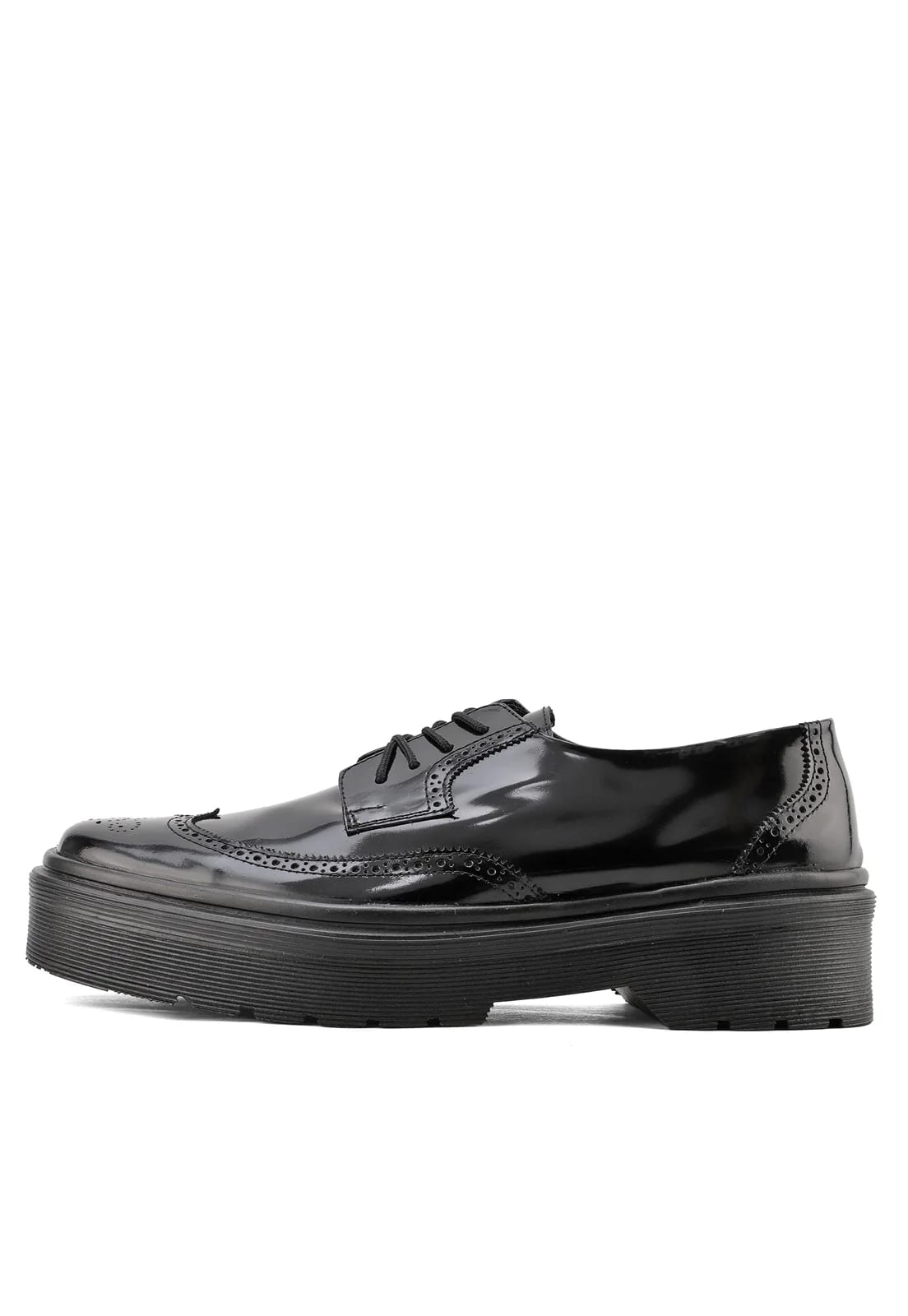 Zapatos oxford negros suela chunky - imagen 2