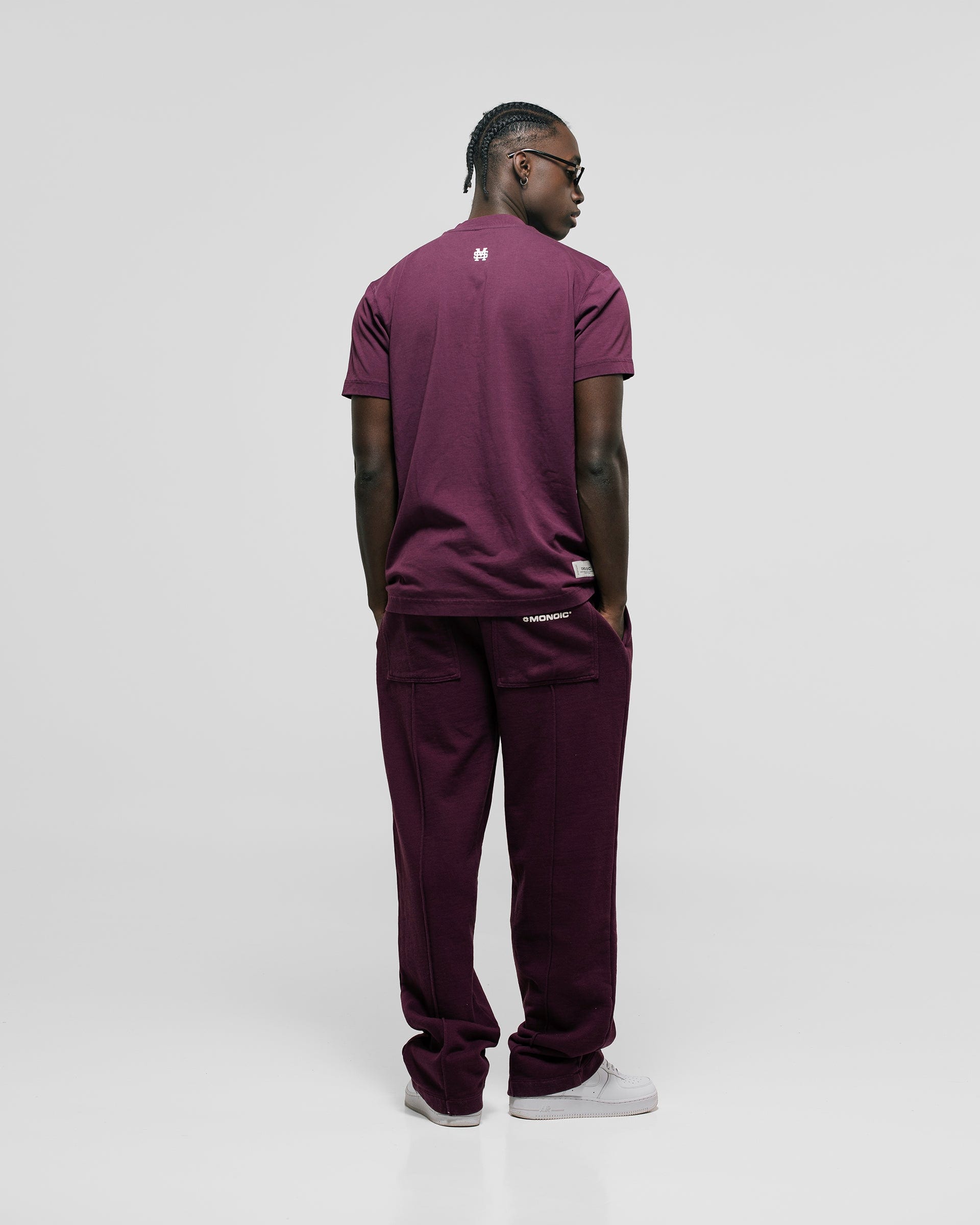 Camiseta Regular Fit Básica V3 - Burgundy - imagen 4