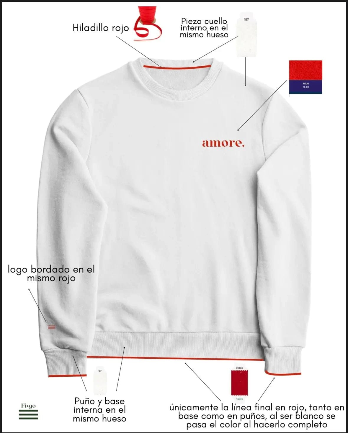 NUOVO Sweatshirt Amore - imagen 9
