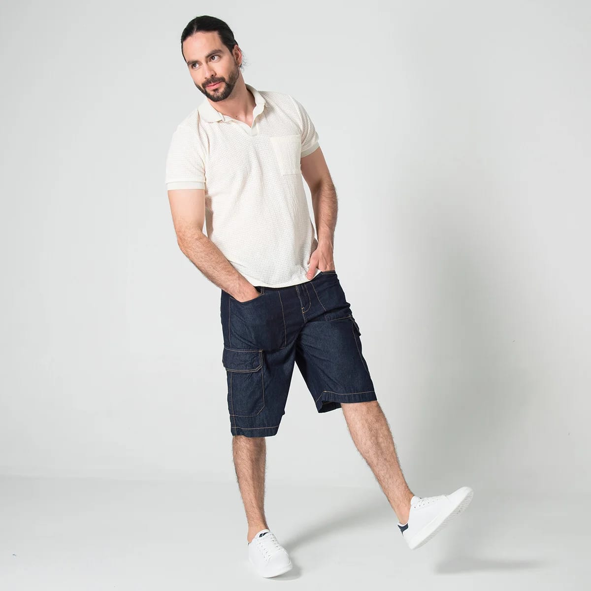 Bermuda Denim Regular Peoples - imagen 1