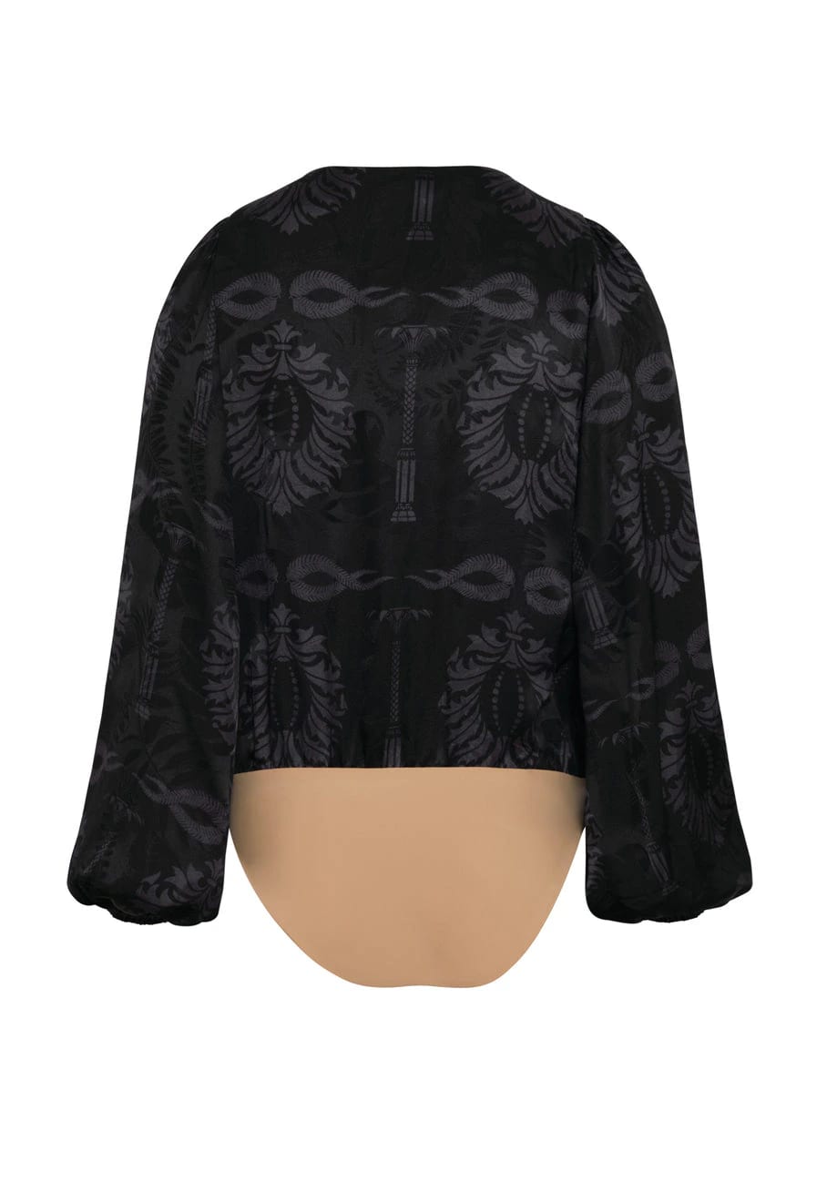 Sambale Jacquard Bodysuit / Black - imagen 2