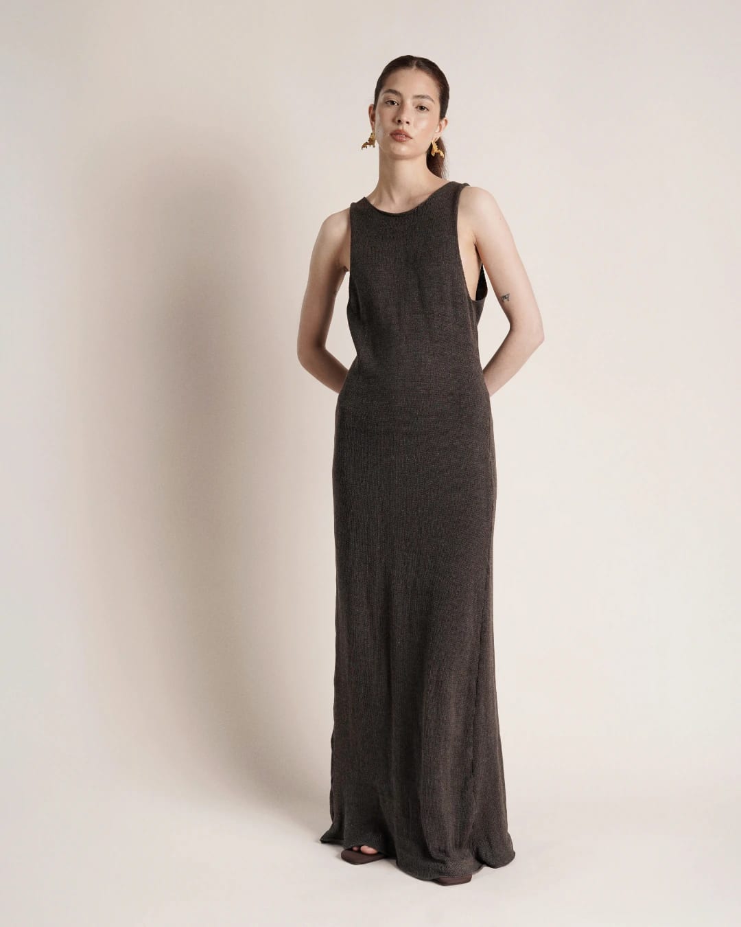 Vestido Ciclo Café - imagen 3